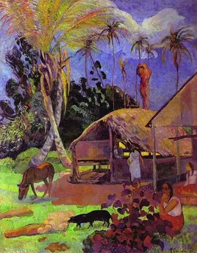 The Black Pigs Paul Gauguin